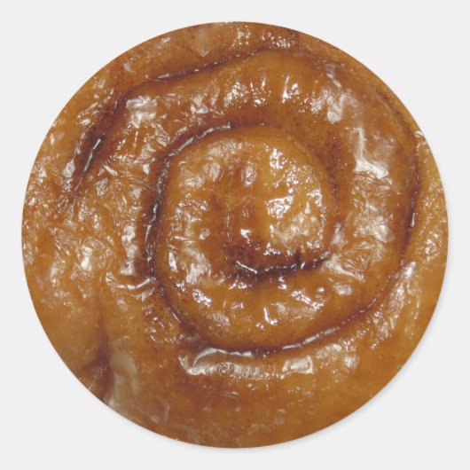 光沢のある転がグラージの丸いステッカー ラウンドシール (正面)