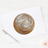 光沢のある転がグラージの丸いステッカー ラウンドシール (封筒)