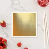 光沢のある金ゴールドアート スタンダードカクテルナプキン (インサイチュ)