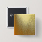 光沢のある金ゴールドアート 缶バッジ (正面&裏面)