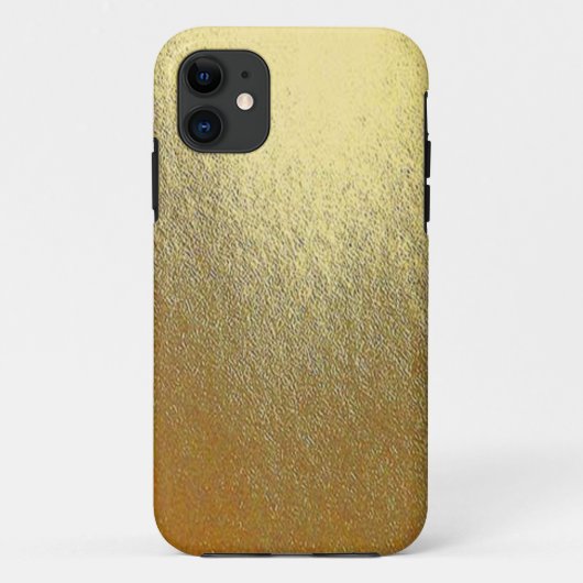 光沢のある金ゴールドアート Case-Mate iPhoneケース (裏面)
