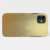 光沢のある金ゴールドアート Case-Mate iPhoneケース (裏面(横))