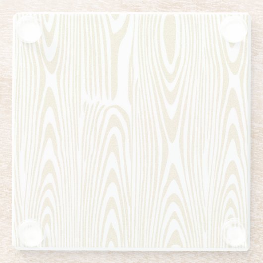 光沢のある金ゴールドグリッター木製リングや輪 ガラスコースター (裏面)