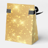 光沢のある金ゴールド背景 フェイバーボックス (裏面サイド)