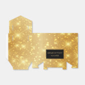光沢のある金ゴールド背景 フェイバーボックス (折り畳みなし)