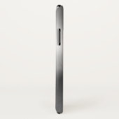 光沢のある金属フェイクステンレス鋼 Case-Mate iPhoneケース (裏面/右)