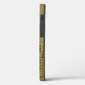 光沢のある金箔正方形 Case-Mate iPhoneケース (裏面 / 左)