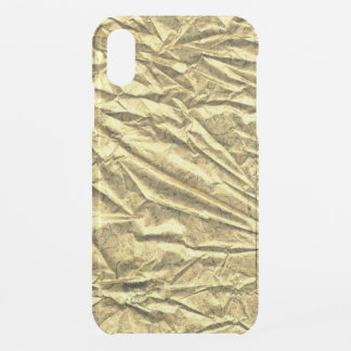 光沢のある金箔 iPhone XRケース