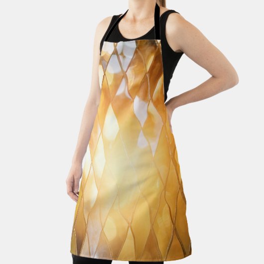 光沢のある金色のモザイクガラス エプロン (インサイチュ)