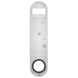 光沢のある銀色の星 スピード栓抜き