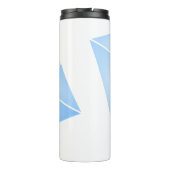 光沢のある青いダイヤモンドカラット タンブラー (裏面)