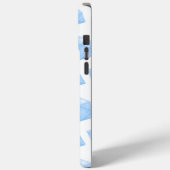 光沢のある青いダイヤモンドカラット Case-Mate iPhoneケース (裏面 / 左)