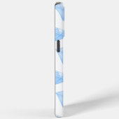 光沢のある青いダイヤモンドカラット Case-Mate iPhoneケース (裏面 / 右)