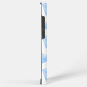 光沢のある青いダイヤモンドカラット SAMSUNG GALAXYケース (右側面)