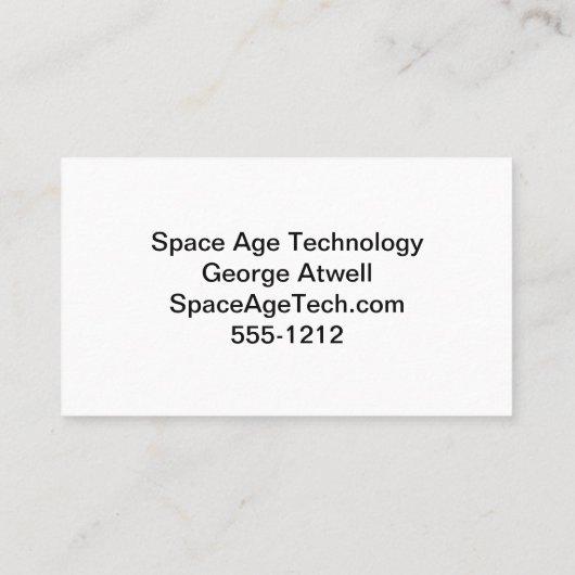 光沢のある青の名刺 名刺 (裏面)