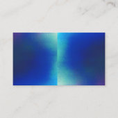 光沢のある青の名刺 名刺 (正面)