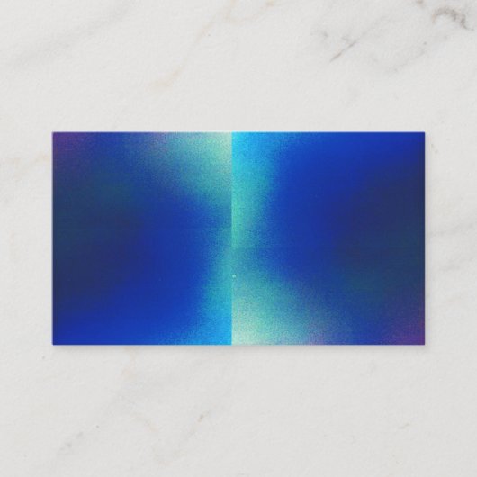 光沢のある青の名刺 名刺 (正面)