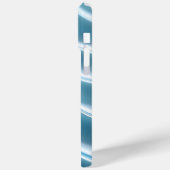 光沢のある青色の抽象芸術iPhoneケース Case-Mate iPhoneケース (裏面 / 左)