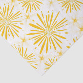 光沢のある黄色いプリント 薄葉紙 (詳細)