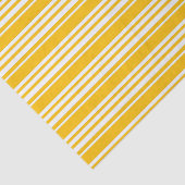 光沢のある黄色くストライプのなプリント 薄葉紙 (詳細)