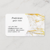 光沢のある黄金のバルーンに出会うたびに明るく輝く 名刺 (裏面)