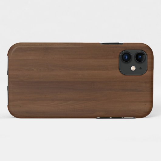 光沢のあるChocholate木穀物 Case-Mate iPhoneケース (裏面(横))