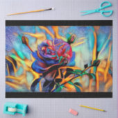 光沢エレガントユニークバラアートドリーム 薄葉紙 (クラフト)