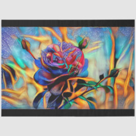 光沢エレガントユニークバラアートドリーム 薄葉紙