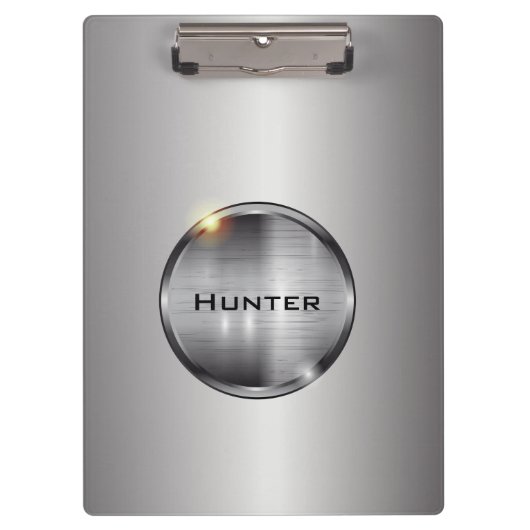 光沢エレガント鋼 クリップボード (正面)