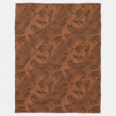 光沢エレガント フリースブランケット (正面)