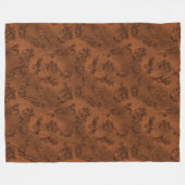 光沢エレガント フリースブランケット (正面(横))