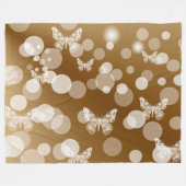 光沢エレガント フリースブランケット (正面(横))