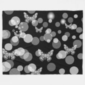 光沢エレガント フリースブランケット (正面(横))