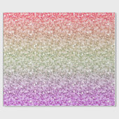 光沢カラフルグリッター ラッピングペーパー (フラット)