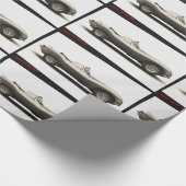 光沢クラシック – ラッピング – 紙用の車の画像 ラッピングペーパー (コーナー)