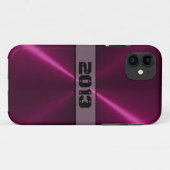 光沢クールのあるステンレス鋼メタル Case-Mate iPhoneケース (裏面(横))