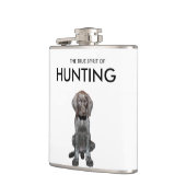 光沢グリズリーアパース狩りショットボトル フラスク (左)