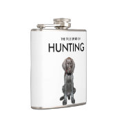 光沢グリズリーアパース狩りショットボトル フラスク (右)