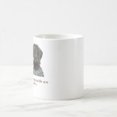 光沢グリズリーハンターコーヒーマグ コーヒーマグカップ (中央)