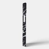 光沢ダークグレイiPhoneケース ブランチレリーフ Case-Mate iPhoneケース (裏面 / 右)