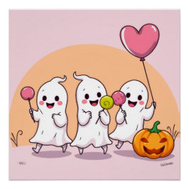 光沢ハロウィーンポスタープリント – 限定版 ポスター