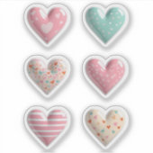 光沢ハート シール (正面)