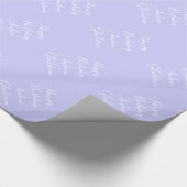 光沢パープル誕生日ラッピング紙 ラッピングペーパー (角)