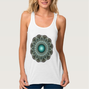 光沢フラクタルスターオーナメント タンクトップ