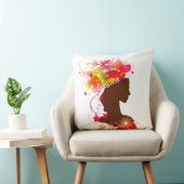 光沢フローラガール化粧枕 クッション (椅子)