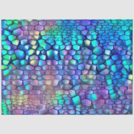 光沢ブルーパープルウォールアートドリーム 薄葉紙