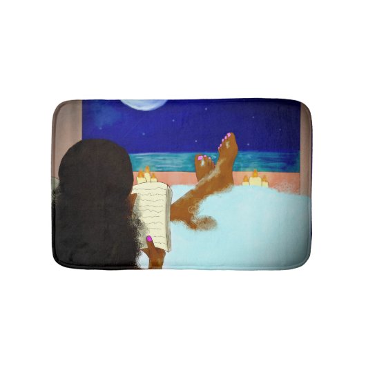 光沢ポスター バスマット (正面)