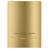 光沢ミニマルのあるフェイク金ゴールド背景 クリップボード (裏面)