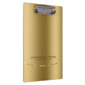 光沢ミニマルのあるフェイク金ゴールド背景 クリップボード (右)