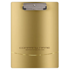 光沢ミニマルのあるフェイク金ゴールド背景 クリップボード